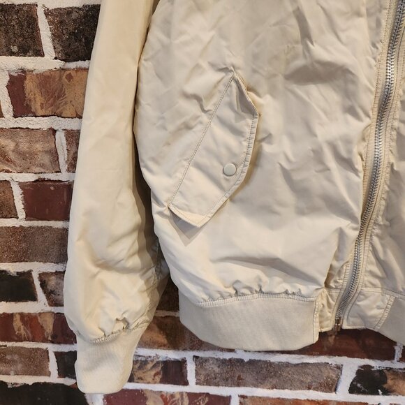 Alpha Industries Flyer's Intermediate MA-1 Reversible Bomber Jacket Sz 3XL Beige - Picture 2 of 16